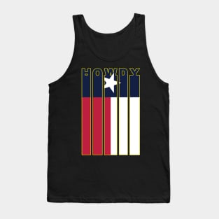 Howdy Texas Flag Tank Top